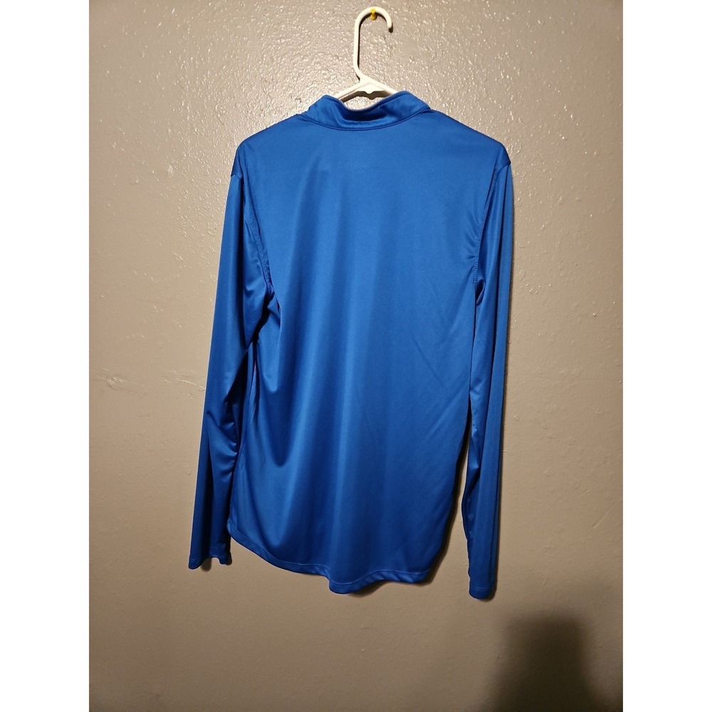 Elevate 1/4 zip Pullover jacket Dansani water logo blue unisex‎ size small - Picture 5 of 5
